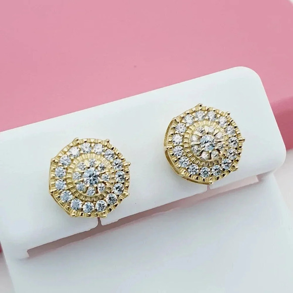 - "925 Sterling Silver Cubic Zirconia Earrings, U19254635 - Picture 3 of 11